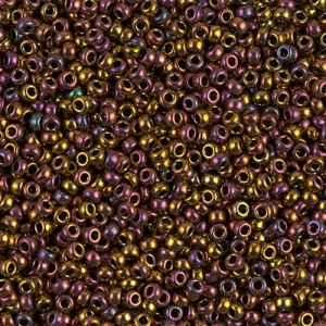 Rocalla Miyuki 15/0 462 - Gold Iris Metallic x8 g