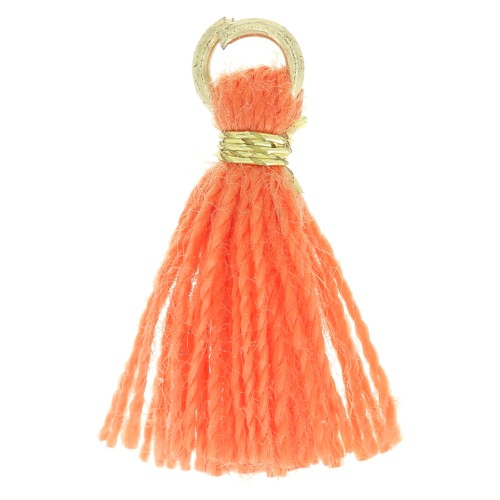 Pompon imitación algodón para des création DIY 10mm rojo enganche Doradox1