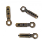 Mini terminal 0,6 mm bronce x10|raw }}