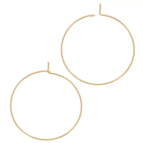 Criollas a decorar 30x0.6 mm - Dorado Oro x2