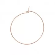 Criollas a decorar 30x0.6 mm - Dorado Rosa x2