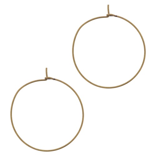 Criollas a decorar 30x0.6 mm - Bronce x2
