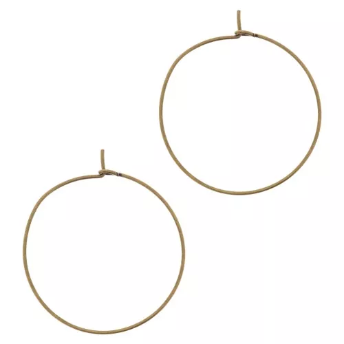 Criollas a decorar 30x0.6 mm - Bronce x2