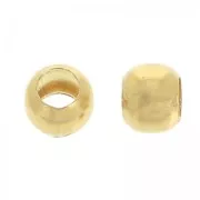 Chafas 3 mm Dorado con oro fino x100