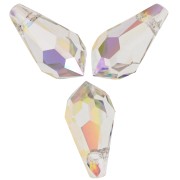 Gotas Swarovski 6000, 11 x 5,5 mm, Crystal AB, caja de 288 unidades