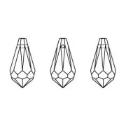 Gotas Swarovski 6000, 11 x 5,5 mm, Crystal AB, caja de 288 unidades