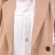 Anilla para montaje y tejido rond para trabajos de bisutería DIY 12 mm Dorado x1