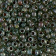 Rocalla Miyuki 6/0 4506 - Transparent Sea Foam Picasso x8g|raw }}