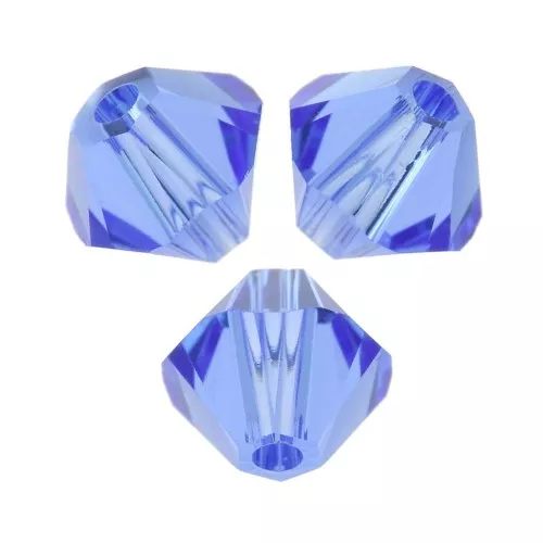 PureCrystal 5328 Peonzas de cristal de 2,5 mm - Zafiro x50