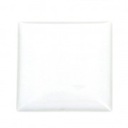 Cabuchón autoadhesivo cuadrado de resina epoxi 20 mm transparente