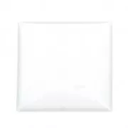 Cabuchón autoadhesivo cuadrado de resina epoxi 20 mm transparente