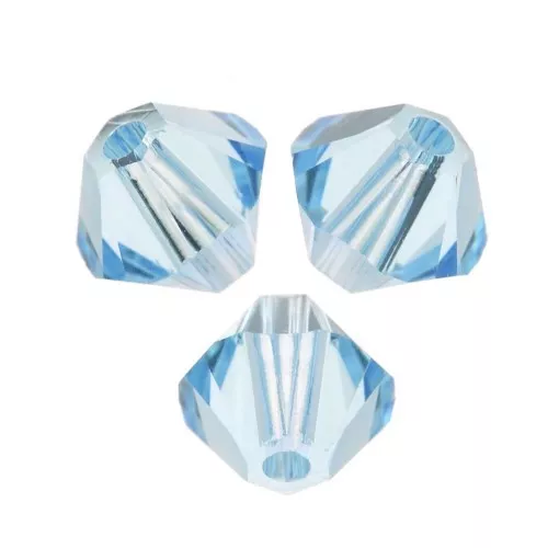 PureCrystal 5328 Peonzas de cristal de 2,5 mm - Aguamarina x50