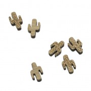 Mini cabuchón de madera laser cut - para decorar - 7x11mm|raw }}