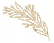 Base de madera bruto a decorar 25.5x9 cm - 26.5x11 cm - Flor x1