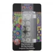 Kit Extruder para arcilla polimérica Fimo y accesorios  x1