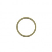 Anilla para montaje y tejido redondo para trabajos de bisutería DIY 12mm Bronce x1