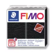 Pasta Fimo Effect cuero 57gr Negro (n°909)