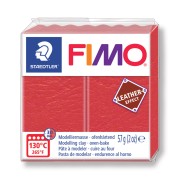 Pasta Fimo Effect cuero  57gr Rojo (n°249)|raw }}