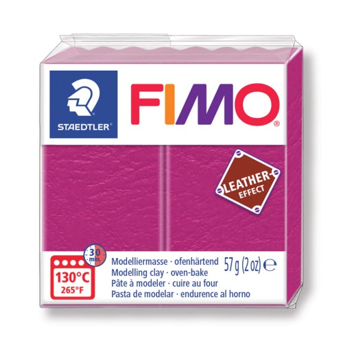 Pasta Fimo Effect cuero 57gr Morado (n°229)