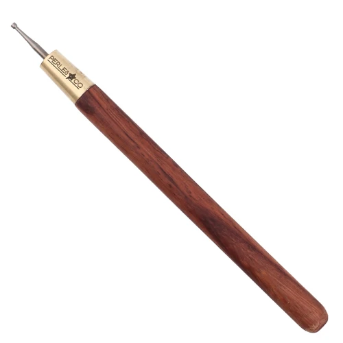 Herramienta para redondear del hilo - cortador hueco de 1,8 mm con mango de madera x1