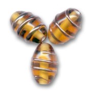 Olivas espiral cobriza 12x8 mm Topaz|raw }}