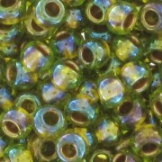 Rocalla Toho 11/0 TO11R996 - Raimbow Peridot Gold Lined x8g