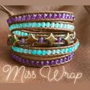 Cuentas abalorios Star Beads by Perles & Co 11x11mm Opaque Verde Sapin Picasso x3