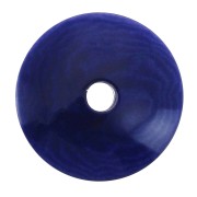 Abalorios De Tagua / Disco plano de Tagua 20 mm Azul marino  x1|raw }}
