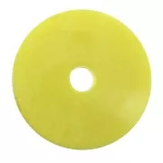 Abalorios De Tagua / Disco plano de Tagua 20 mm Amarillo limón x1