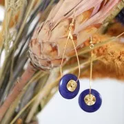 Abalorios De Tagua / Disco plano de Tagua 20 mm Amarillo limón x1