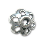 Casquillas flor 3x6 mm Plata 925 x10|raw }}