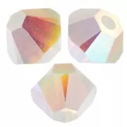 White Opal - Toupies en cristal PureCrystal 5328 4 mm White Opal AB2X x50 Toupies en cristal PureCrystal 5328 4 mm White Opal AB2X x50