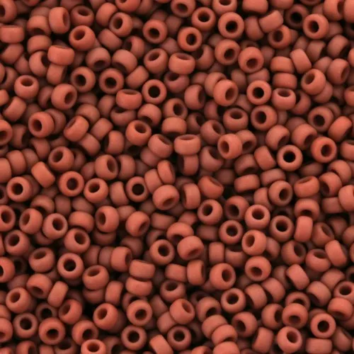 Rocalla Miyuki 15/0 2315 - Mat Opaque Terra Cotta x8 g