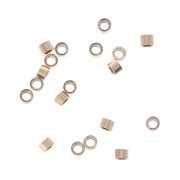 Tubos Chafas 1x1.6 mm de Rose Gold filled x50|raw }}