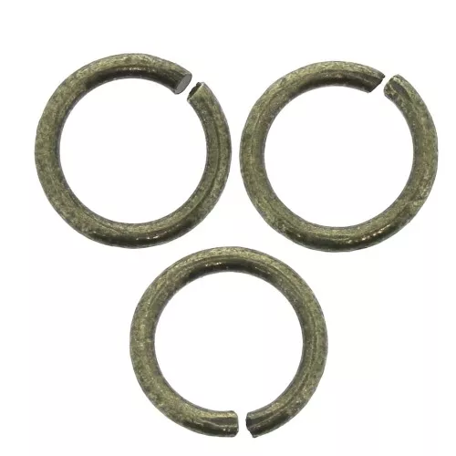 Anillas abiertas redondas - De Fabricación Europea -  9x1.2 mm bronce x25