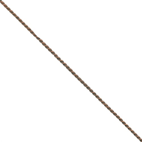 Cadena malla Paloma 0.8 mm cobre antiguo x1m