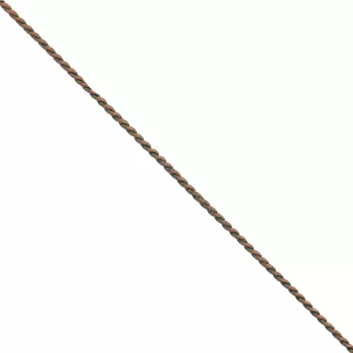 Cadena malla Paloma 0.8 mm cobre antiguo x1m