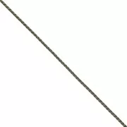 Cadena de malla Paloma de 0,9 mm, color bronce, 1 m