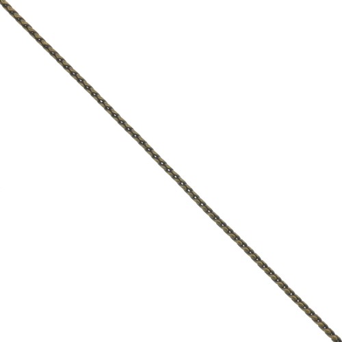 Cadena de malla Paloma de 0,9 mm, color bronce, 1 m