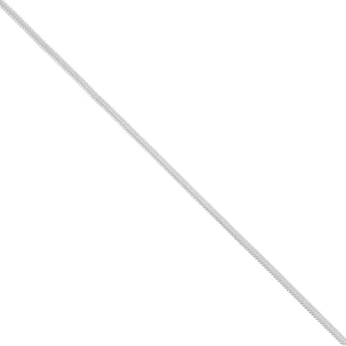 Cadena serpentina 2,6 mm plateada x1m