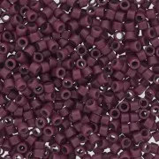 Miyuki Delica Duracoat 11/0 DB2355 - Opaque Dyed Plum Berry x8g