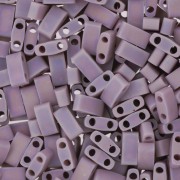 Miyuki Half Tila Beads 5x2.3x1.9 mm HTL-410FR - Matte Opaque Mauve AB x10g