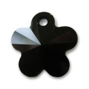 Colgante Flor PureCrystal 6744 12 mm Jet x1