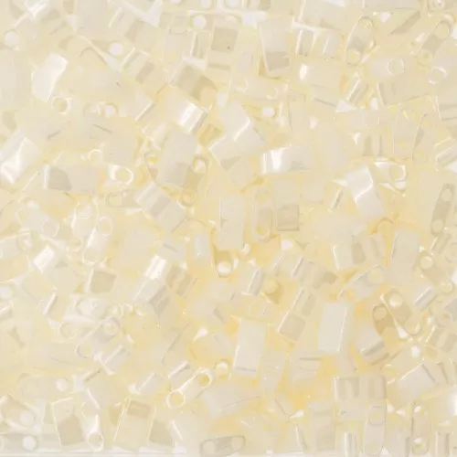 Miyuki Half Tila Beads 5x2.3x1.9mm HTL-512 - Opal Ceylon x10g