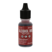 Tinta de alcohol transparente Adirondack Tim Holtz 14ml Red Pepper x1