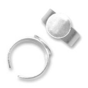 Base de anillo para pegar 14 mm Plata 925 x1|raw }}