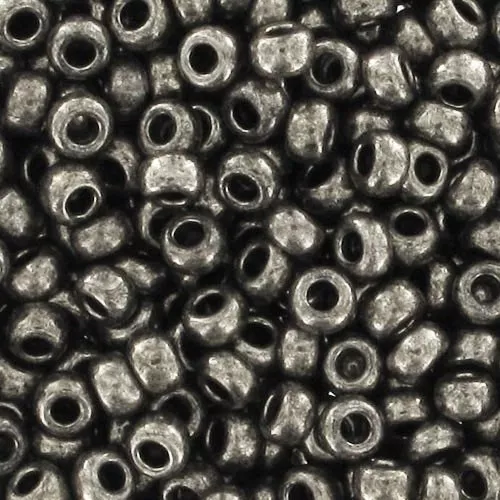 Preciosa Cuentas de rocalla 9/0 2,5 mm - Níquel oscuro x250g
