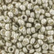 Cuentas de Rocalla Preciosa 11/0 de 2 mm - Plateadas x 250 g