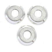 Cuentas arandelas entrepiezas Heishi 4x1.8 mm Chapado en plata fina x20 x20|raw }}