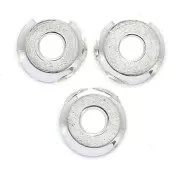 Cuentas arandelas entrepiezas Heishi 4x1.8 mm Chapado en plata fina x20 x20